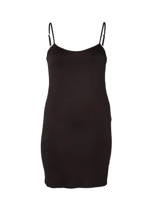 JOSIE SLIP DRESS - Black