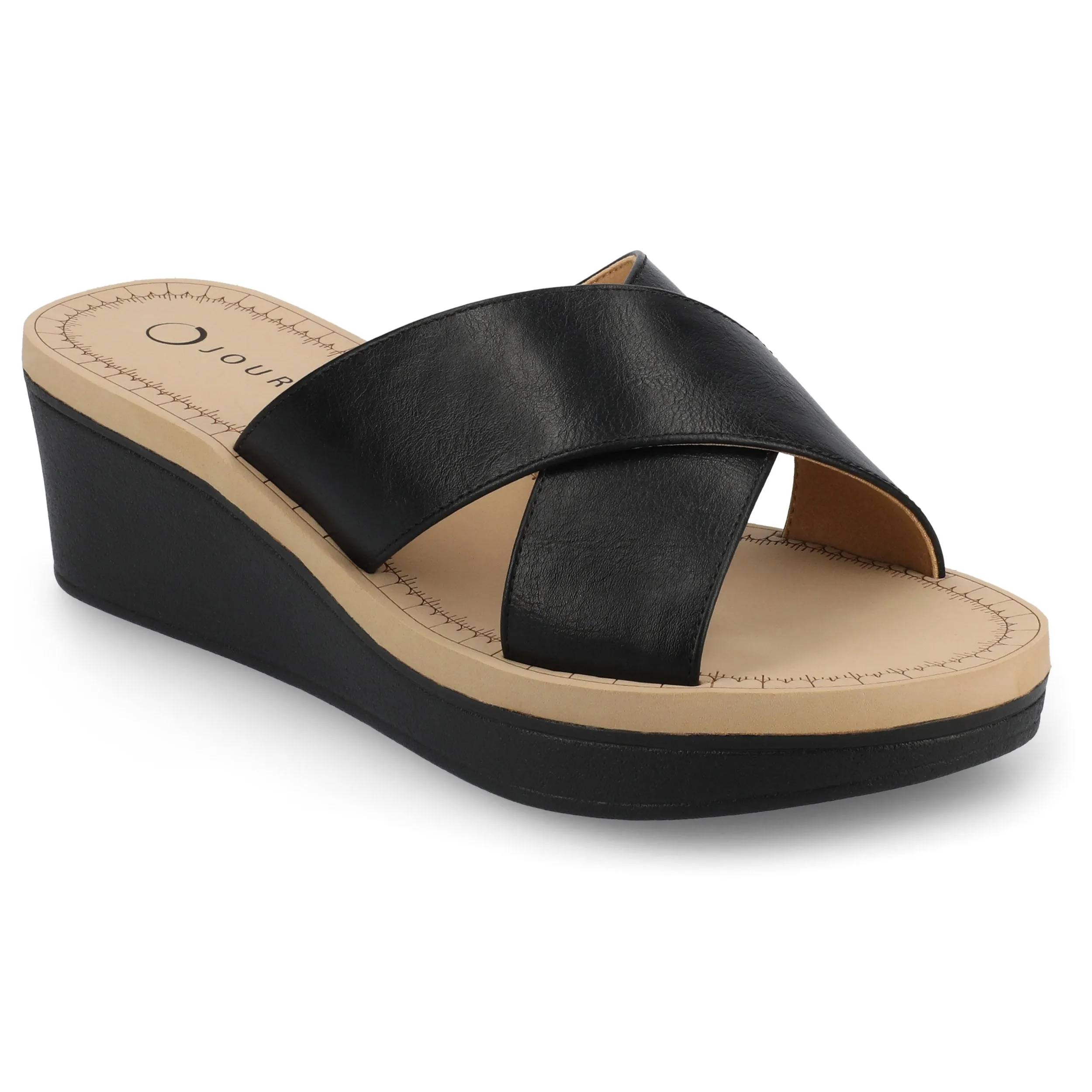 Journee Women's Biara Platform Wedge Sandals
