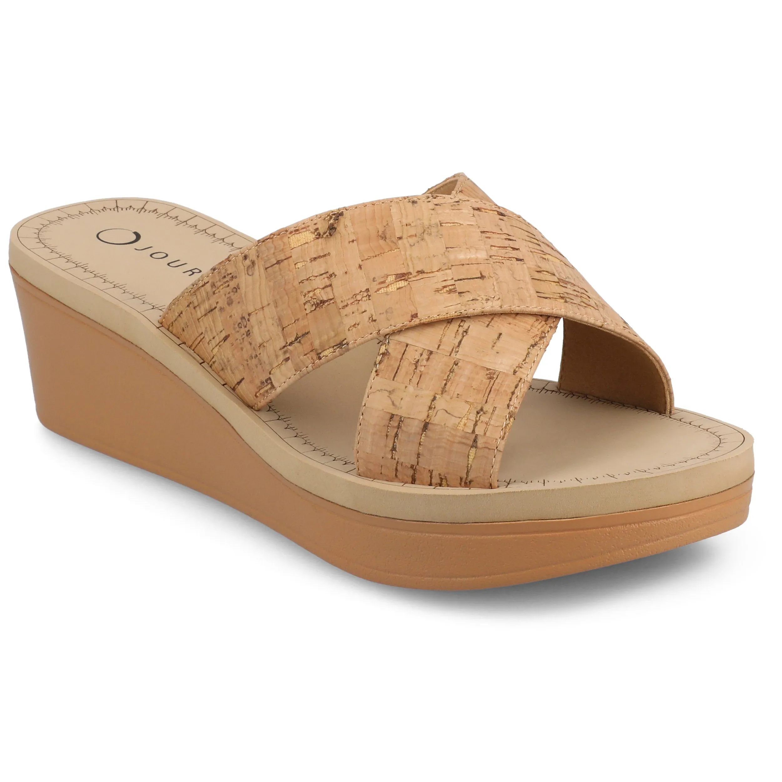 Journee Women's Biara Platform Wedge Sandals