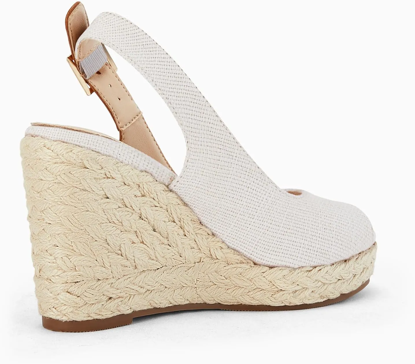 Juliet Holy Womens Ankle Strap Espadrille Wedges Round Open Toe Platform Slingback Slip on Peep Toe Sandals Comfort Summer Shoes
