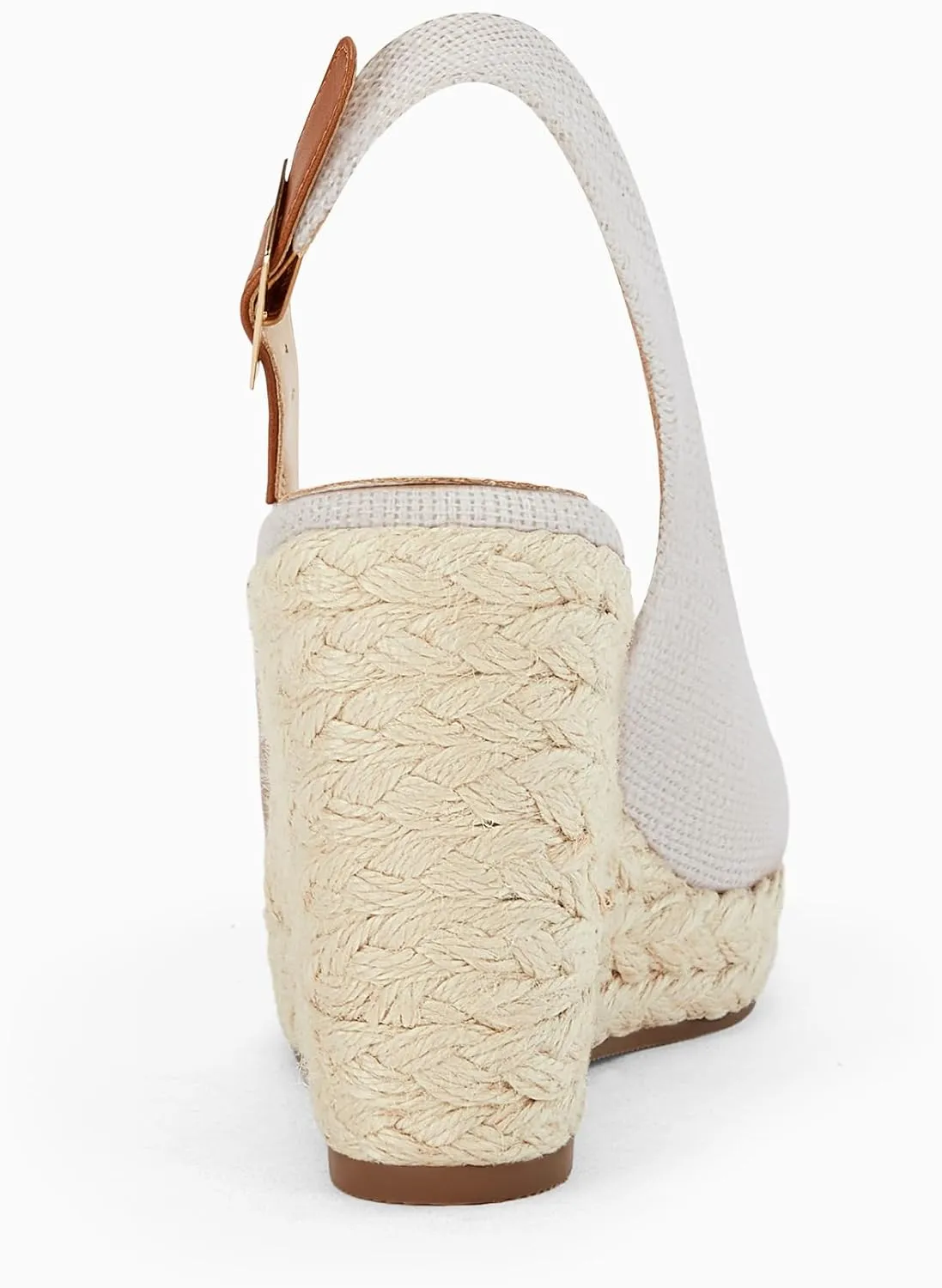 Juliet Holy Womens Ankle Strap Espadrille Wedges Round Open Toe Platform Slingback Slip on Peep Toe Sandals Comfort Summer Shoes