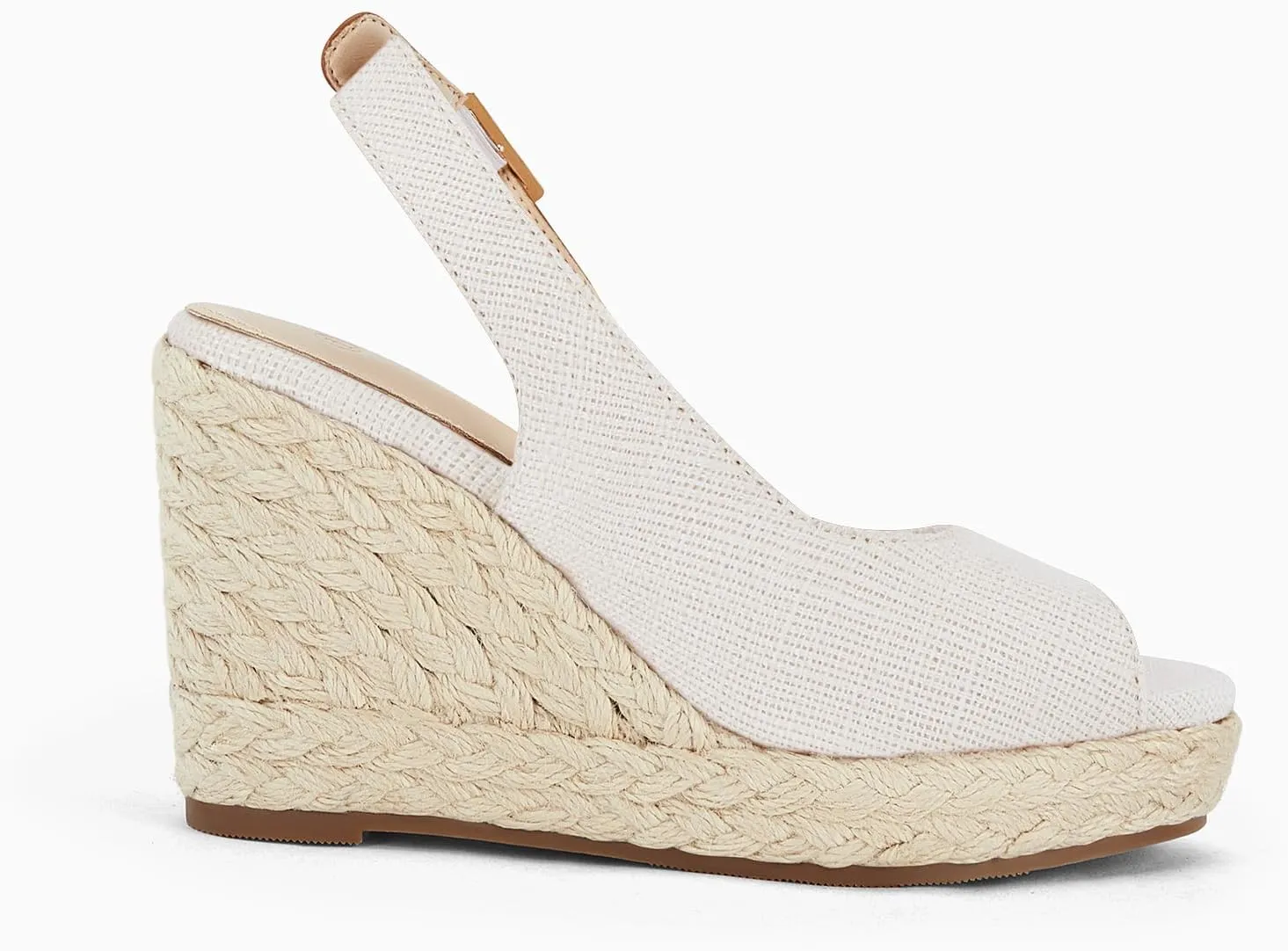 Juliet Holy Womens Ankle Strap Espadrille Wedges Round Open Toe Platform Slingback Slip on Peep Toe Sandals Comfort Summer Shoes