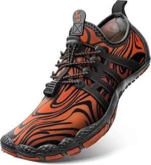 KEMISANT Mens Water Shoes, Unisex Barefoot Aqua Shoes for Men Women Beach Swimming Water Sport Shoes