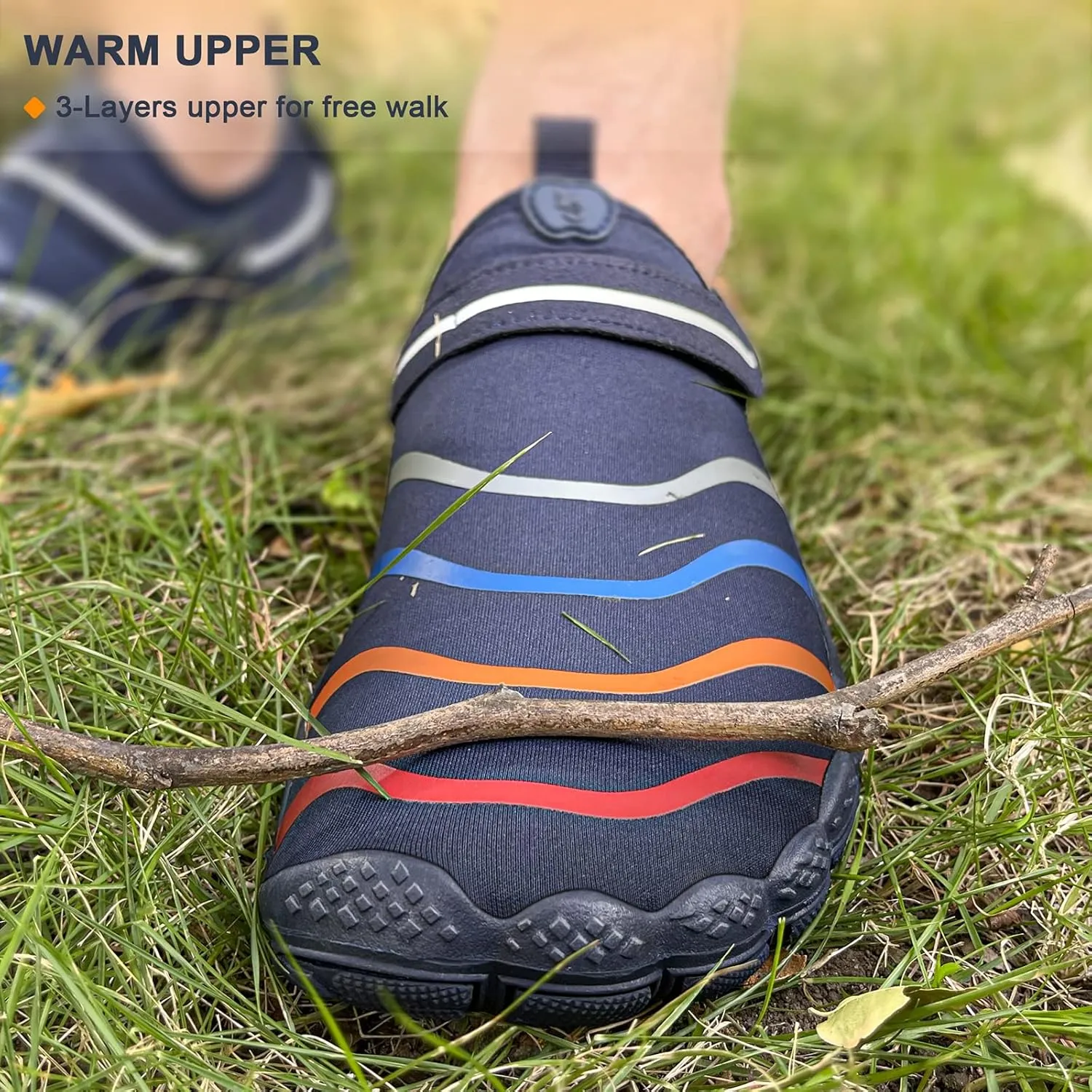 KEMISANT Mens Water Shoes, Unisex Barefoot Aqua Shoes for Men Women Beach Swimming Water Sport Shoes