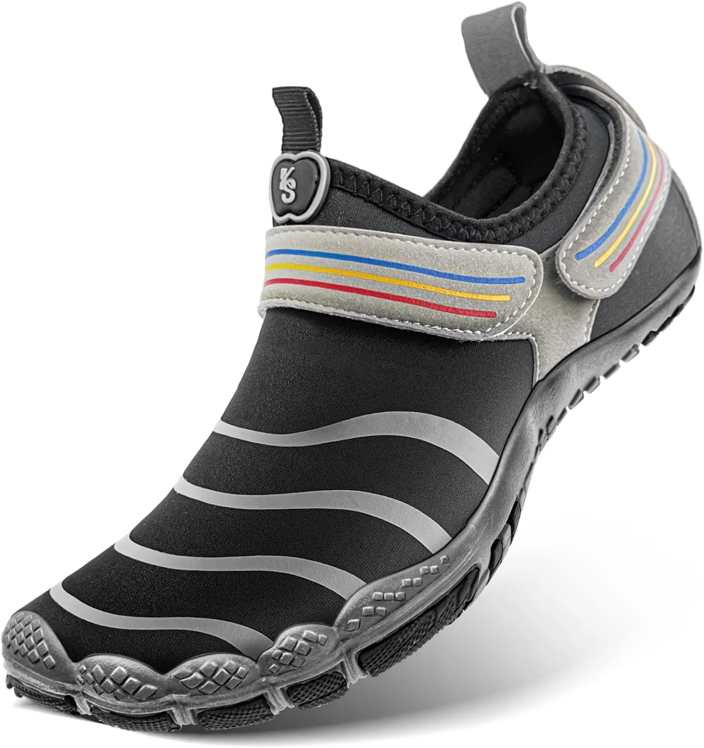 KEMISANT Mens Water Shoes, Unisex Barefoot Aqua Shoes for Men Women Beach Swimming Water Sport Shoes