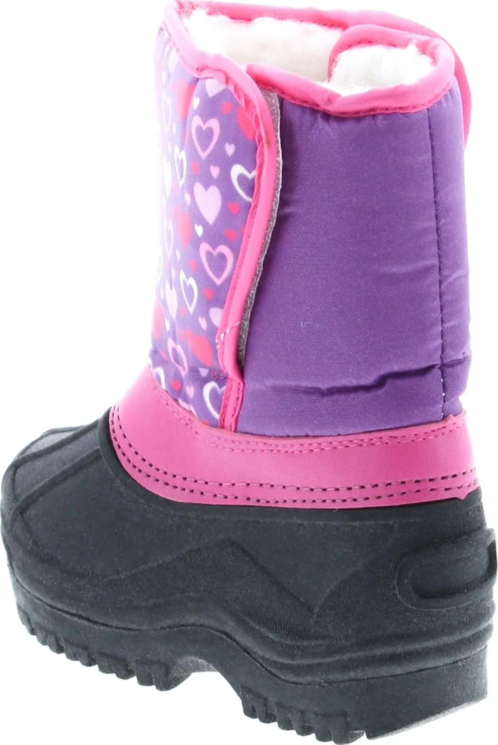 Kids Easy Slip On Waterproof Warm Winter Boots