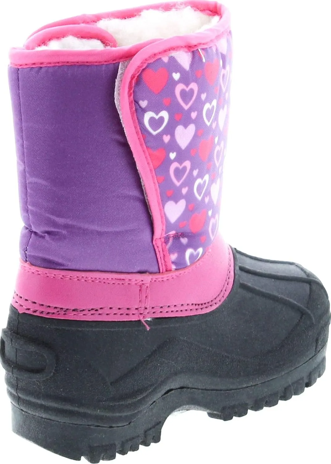 Kids Easy Slip On Waterproof Warm Winter Boots