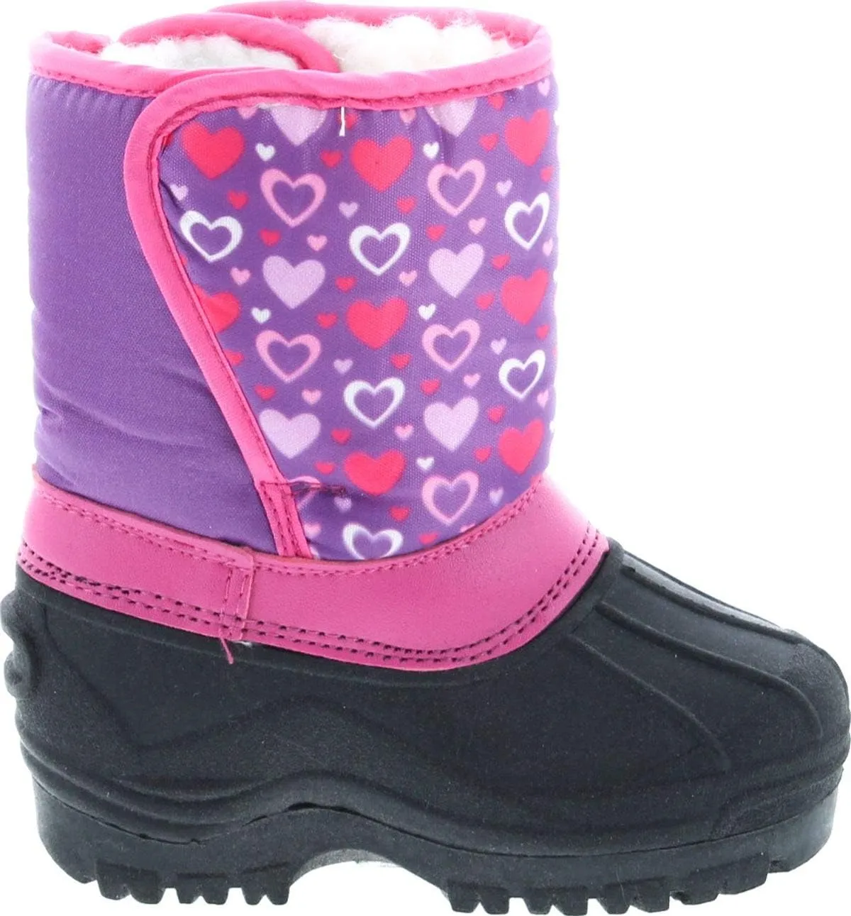 Kids Easy Slip On Waterproof Warm Winter Boots