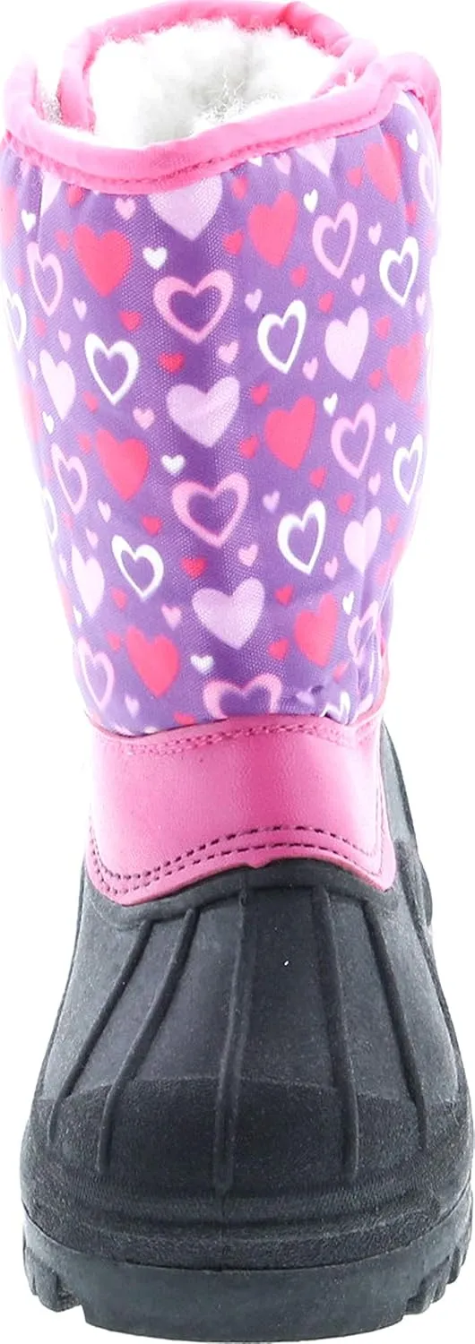 Kids Easy Slip On Waterproof Warm Winter Boots