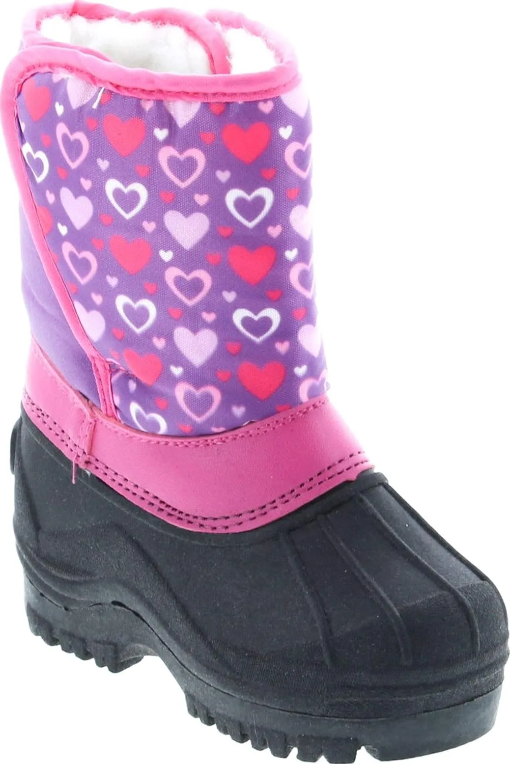 Kids Easy Slip On Waterproof Warm Winter Boots