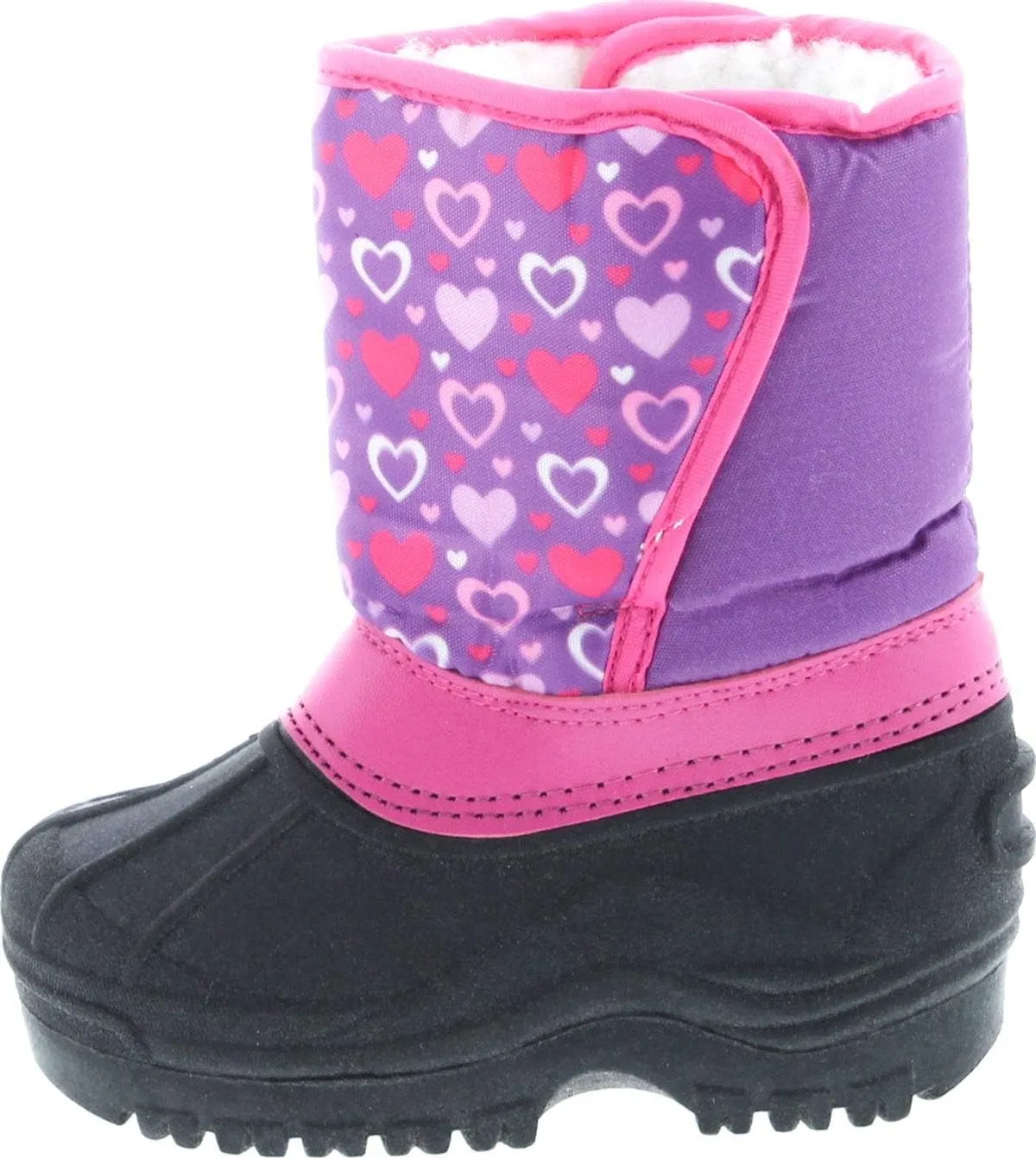 Kids Easy Slip On Waterproof Warm Winter Boots