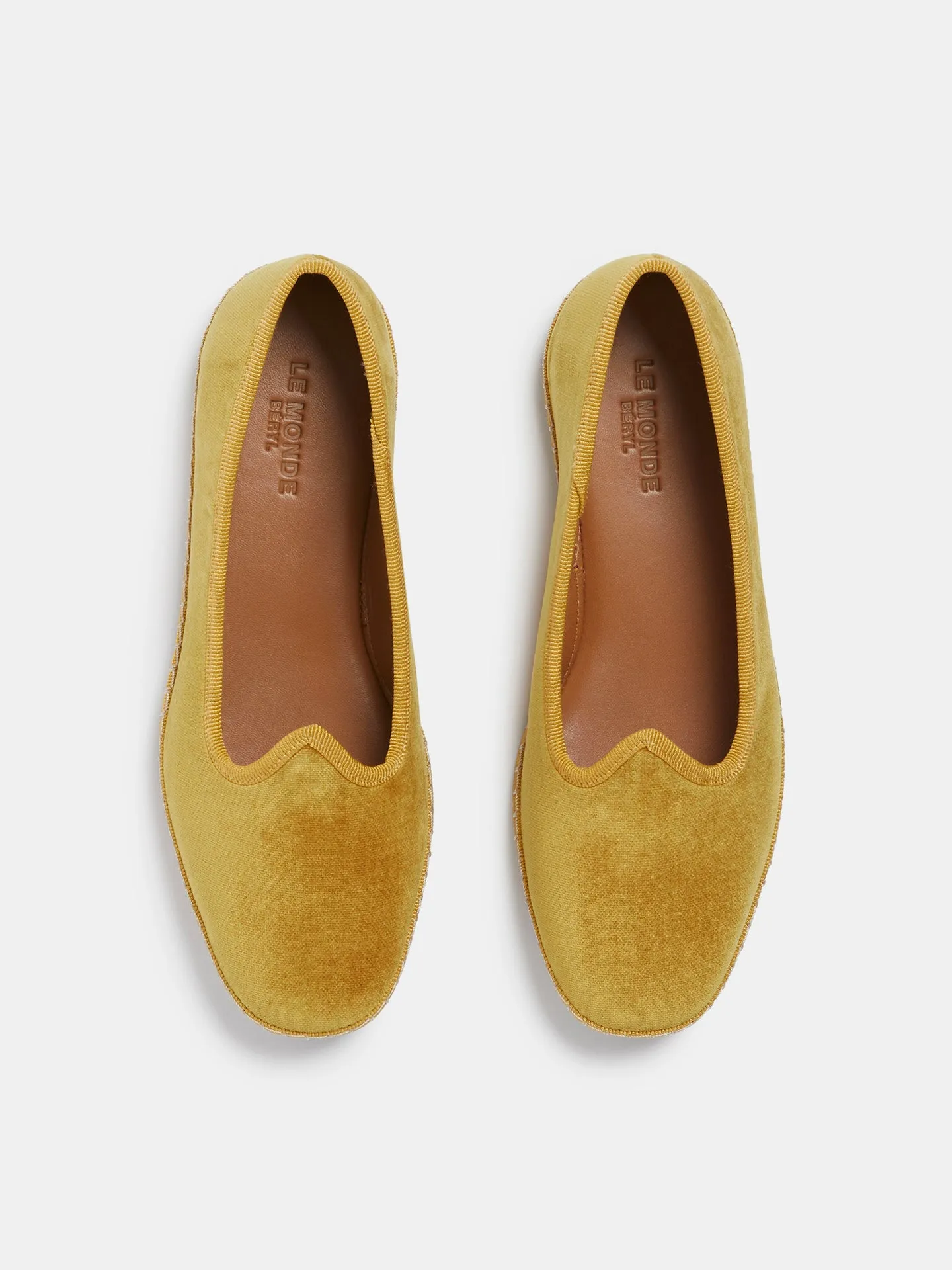 Kids Soft Venetian Slipper / Gold Velvet
