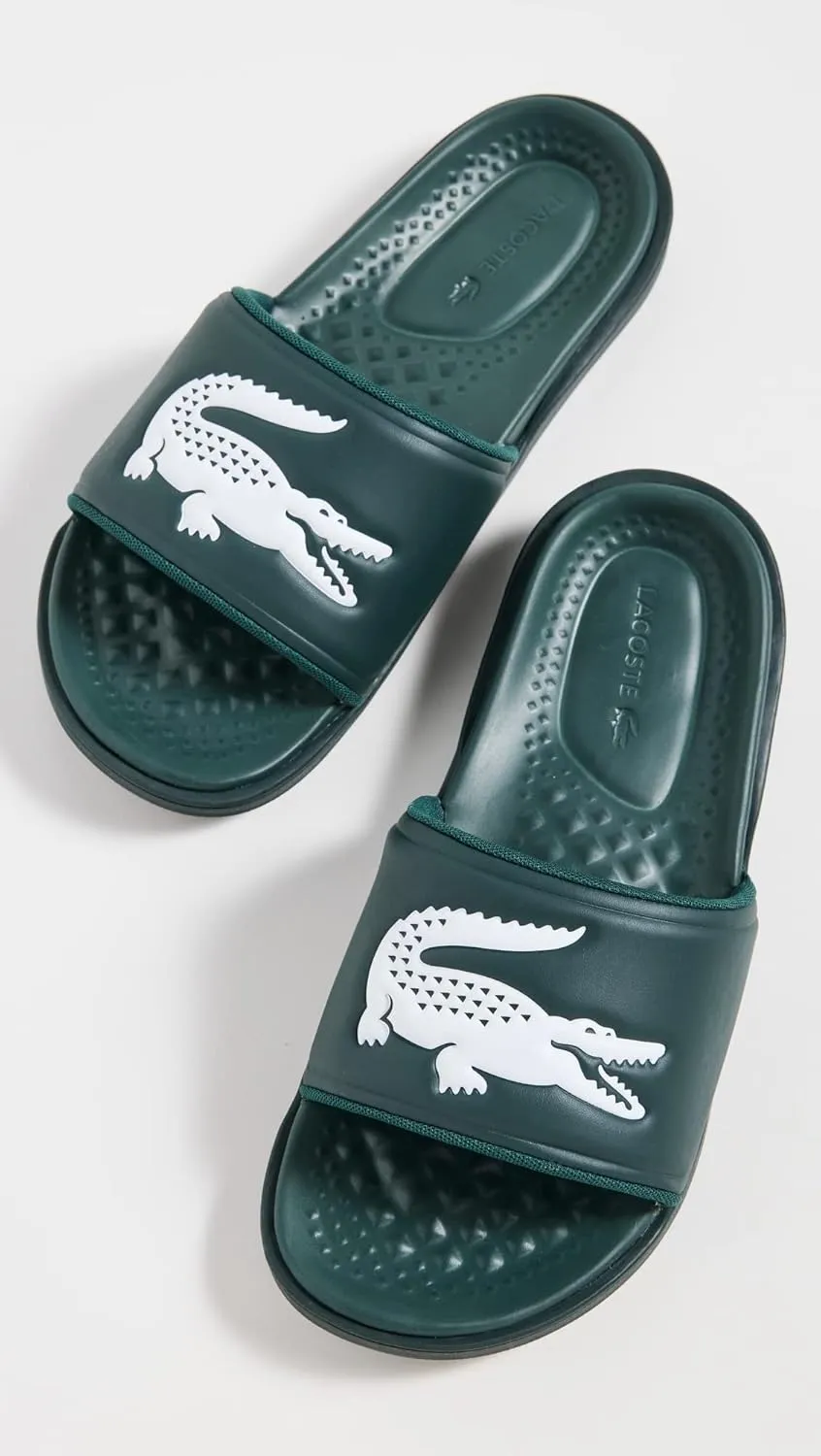 Lacoste Men's Croco Slide Sandal