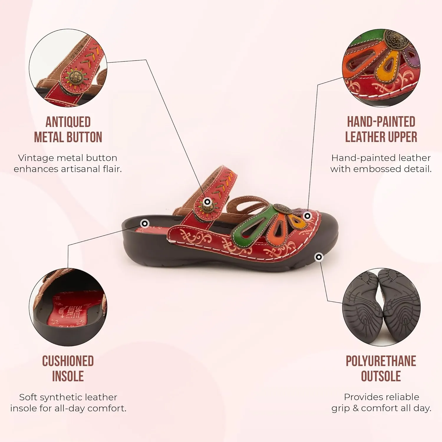 L'Artiste by Spring Step Women's Copa Flat Sandal