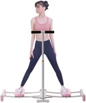 Leg Exercise Machine, Pelvic Floor Trainer Thin Exercisers Equipment Leg Fitness Kegel Exercises Muscle Strengthening Device Thigh Master for Women Skiing Simulator Home