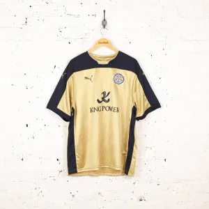 Leicester City Puma 2014 Cambiasso Away Football Shirt - Gold - XXXL