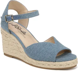 LifeStride Women's Tess Wedge Espadrille Sandals