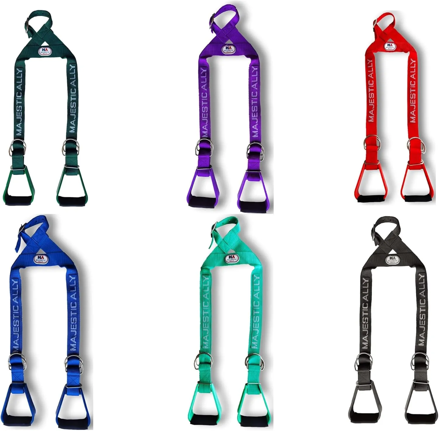 Majestic Ally Nylon Overlay Adjustable Heavy Duty Padded Youth Stirrup