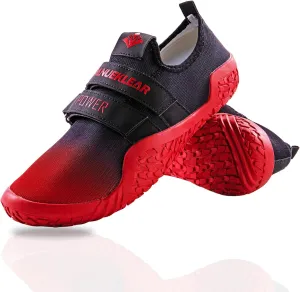 MANUEKLEAR Deadlift Shoes - Weight Lifting Shoes for Men Women - Weightlifting Squat Shoes Fitness Cross-Trainer Barefoot Gym Training Sneakers