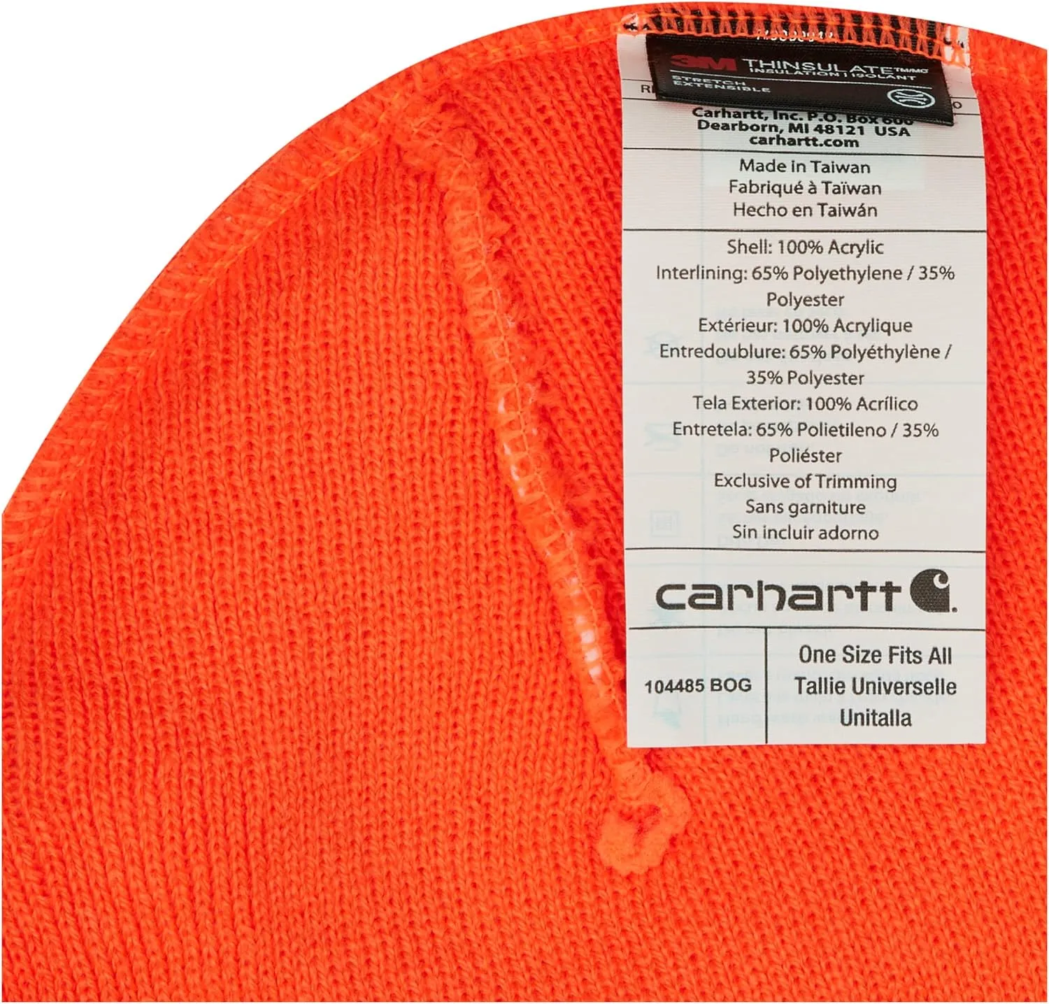Mens Knit Insulated Face Mask