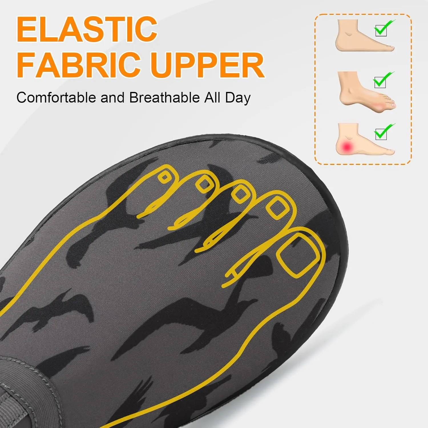 Minimalist Barefoot Sock Shoes for Women Men with Multi Purpose & Ultra Portable & Non Slip Sole