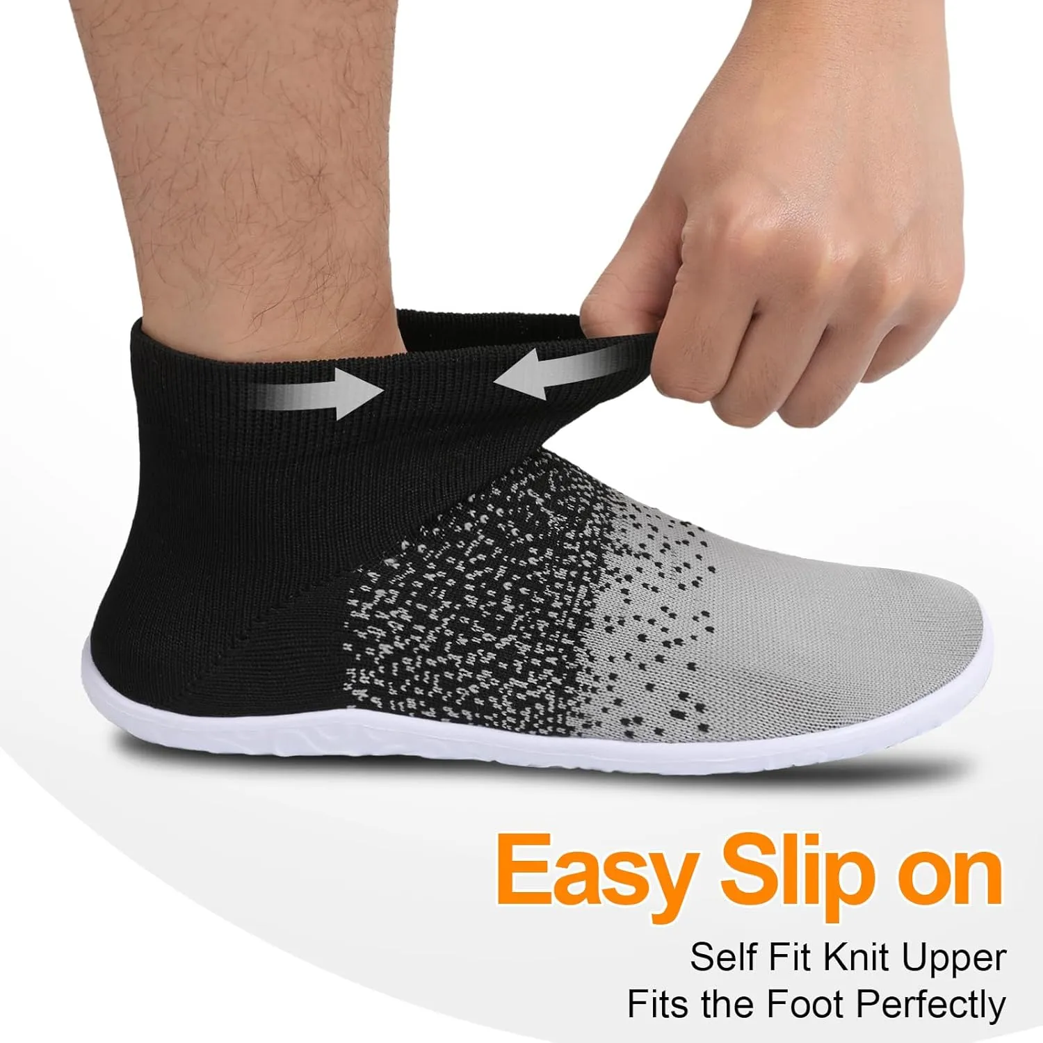 Minimalist Barefoot Sock Shoes for Women Men with Multi Purpose & Ultra Portable & Non Slip Sole