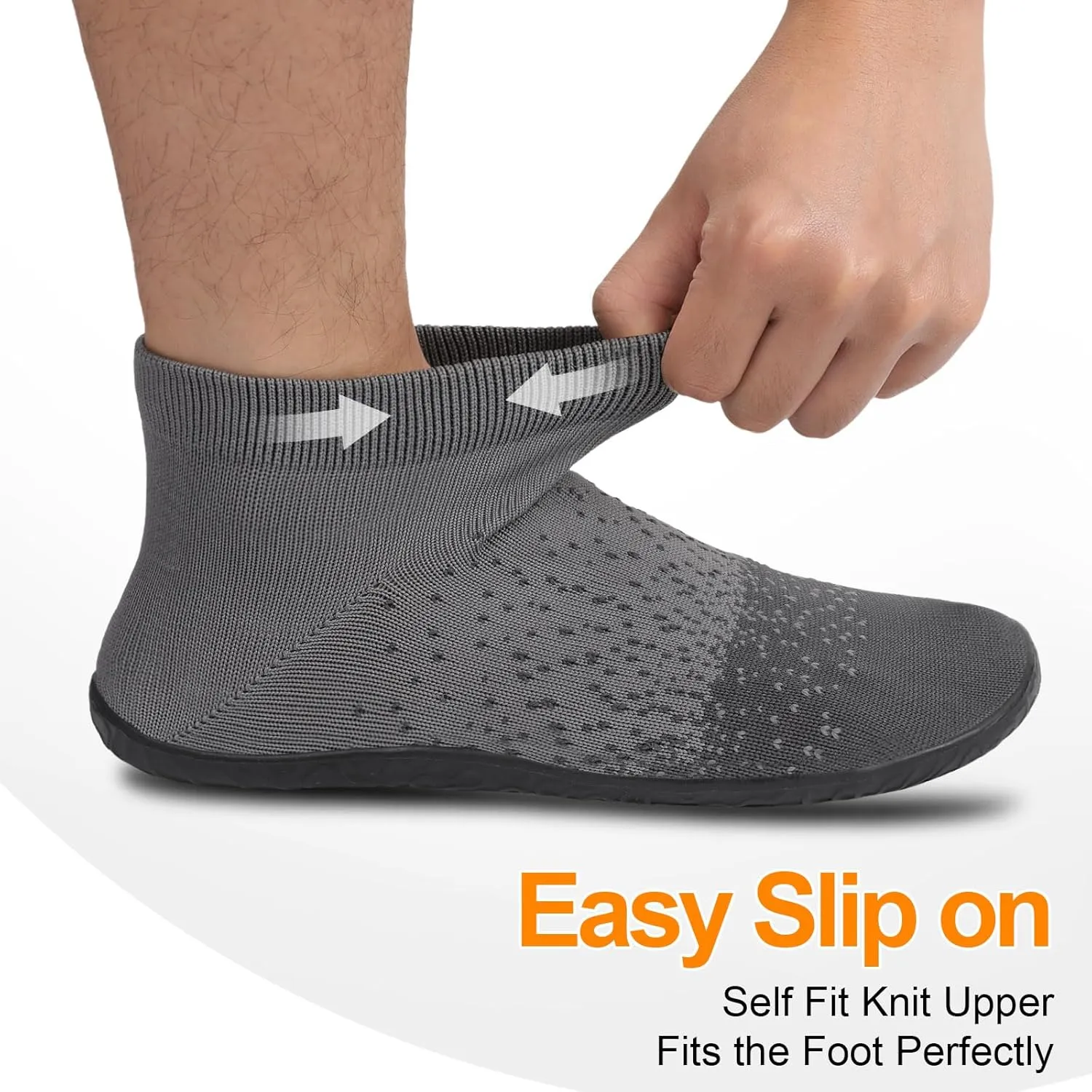 Minimalist Barefoot Sock Shoes for Women Men with Multi Purpose & Ultra Portable & Non Slip Sole