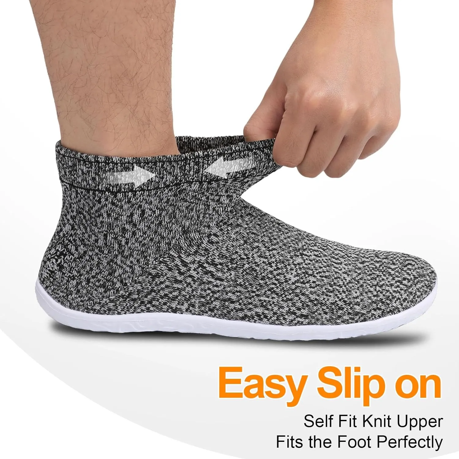 Minimalist Barefoot Sock Shoes for Women Men with Multi Purpose & Ultra Portable & Non Slip Sole