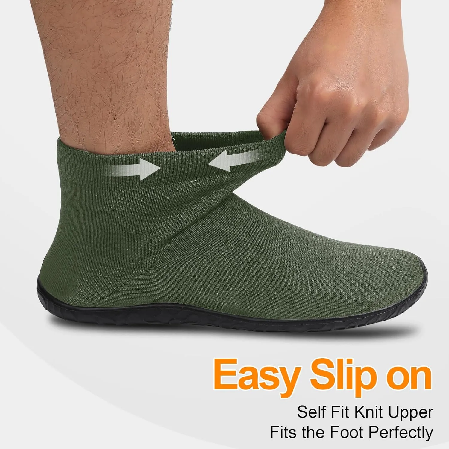 Minimalist Barefoot Sock Shoes for Women Men with Multi Purpose & Ultra Portable & Non Slip Sole