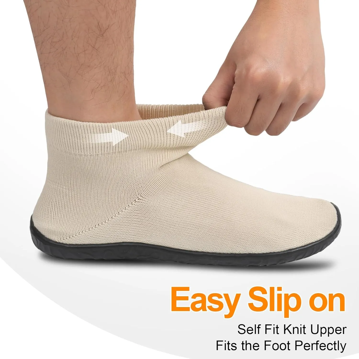 Minimalist Barefoot Sock Shoes for Women Men with Multi Purpose & Ultra Portable & Non Slip Sole
