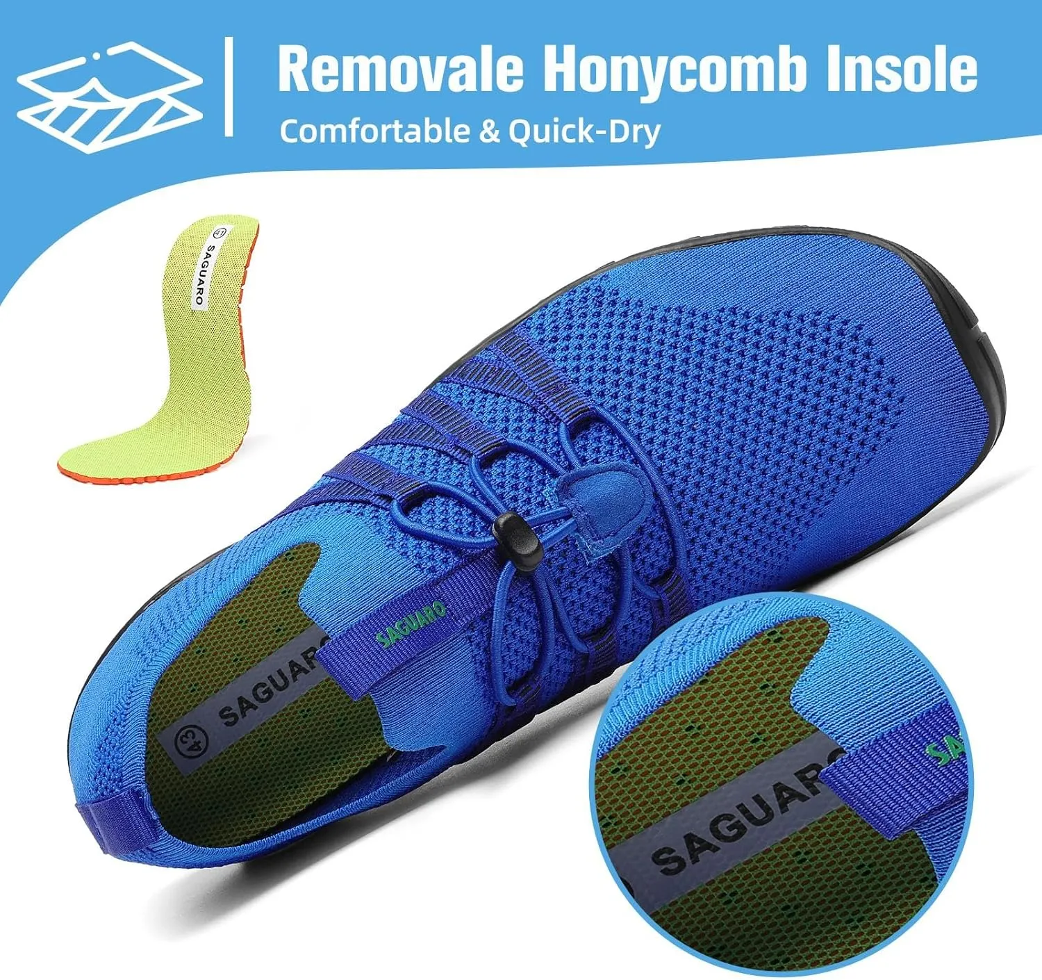 Mishansha Water Shoes for Women Men Barefoot Beach Shoe Quick Dry Aqua Swim Socks for Surfing Yoga Size 4.5-15 Women/3-13.5 Men