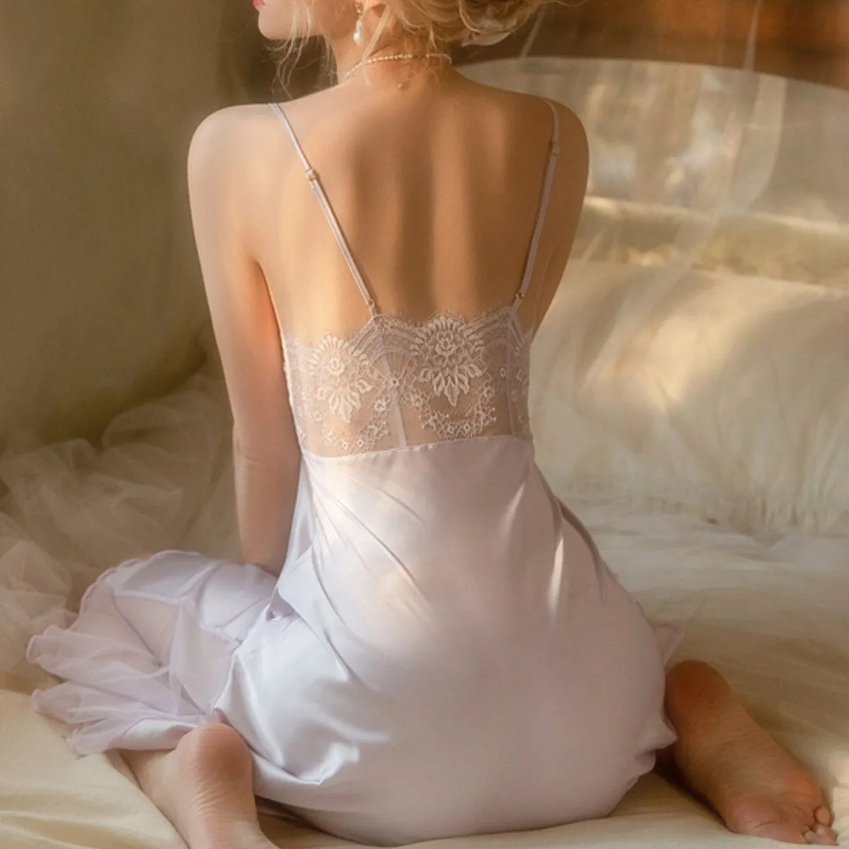 Nica satin slip