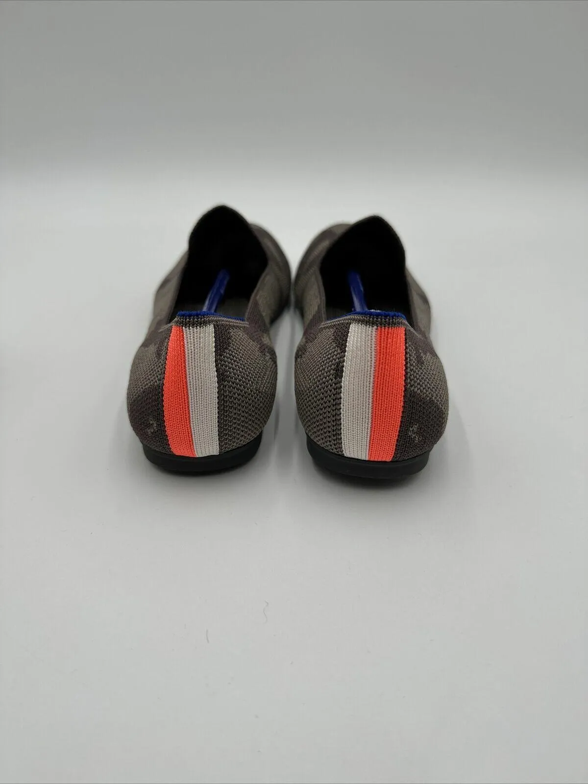 NWOB ROTHY’S The Loafer Camo Green Knit Round Toe  Flats Women’s Size 7 - Like New