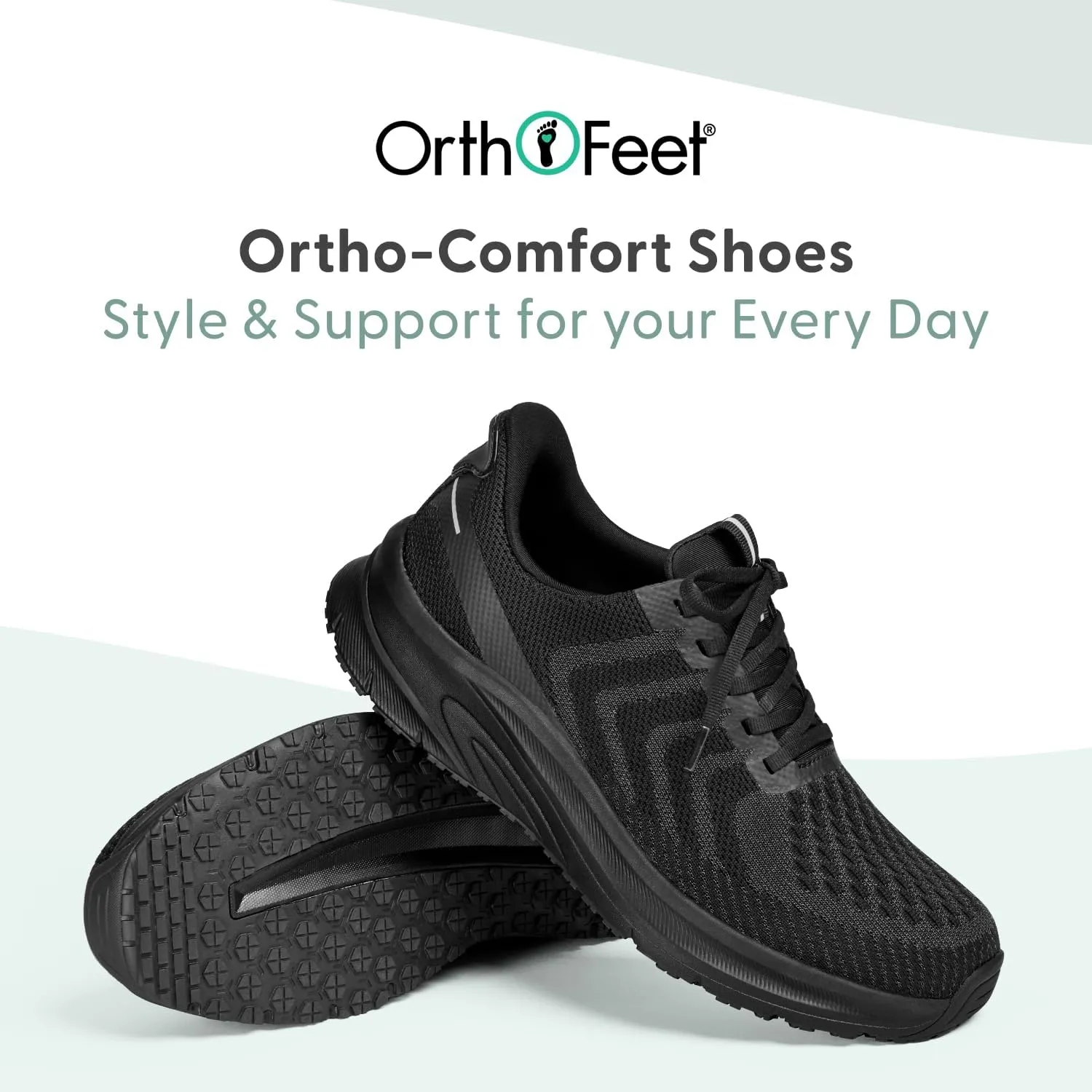 Orthofeet Men's Orthopedic Hands-Free Tilos Slip-On Sneakers