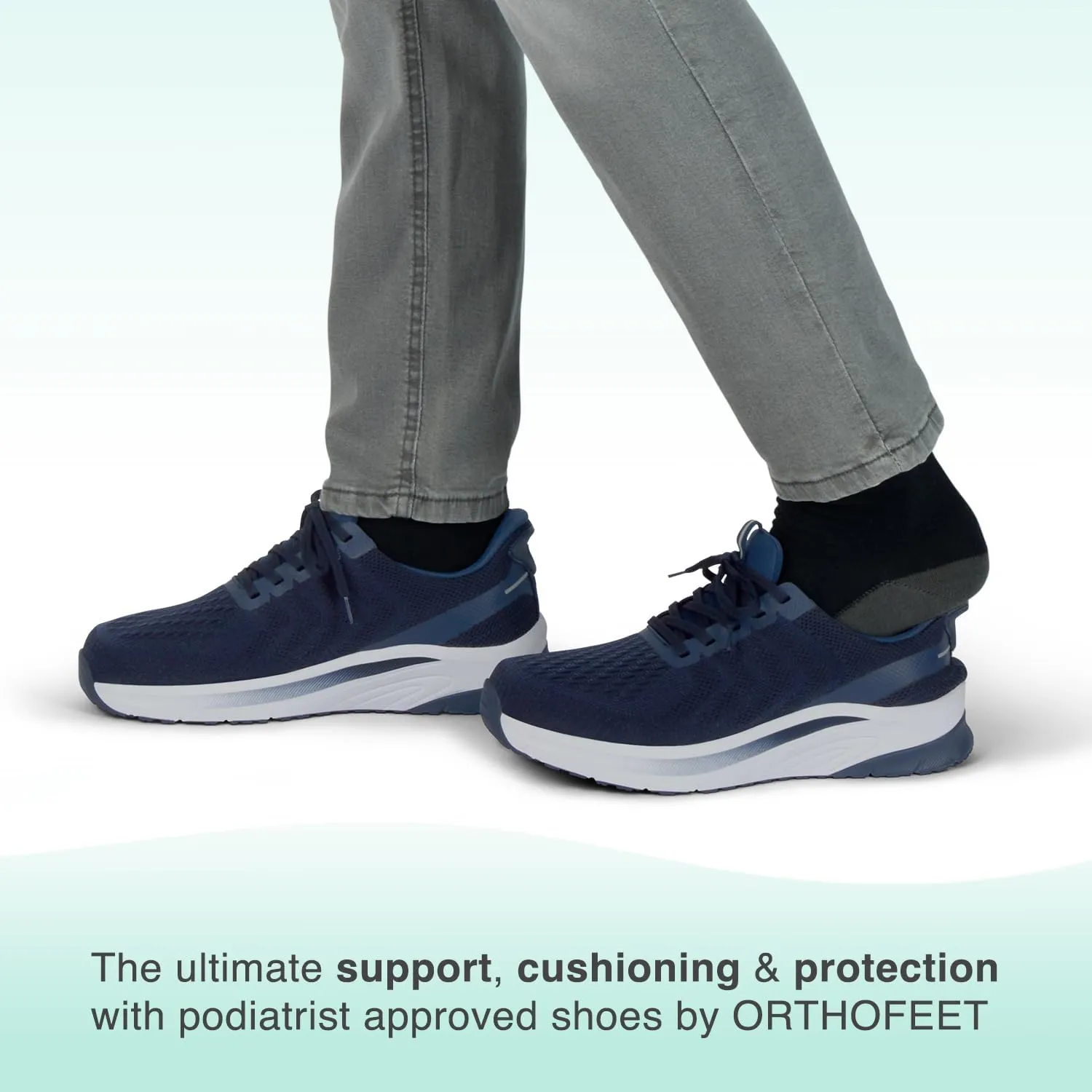 Orthofeet Men's Orthopedic Hands-Free Tilos Slip-On Sneakers