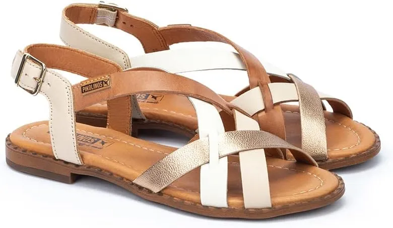 PIKOLINOS Flat Sandals Leather Algar for Woman