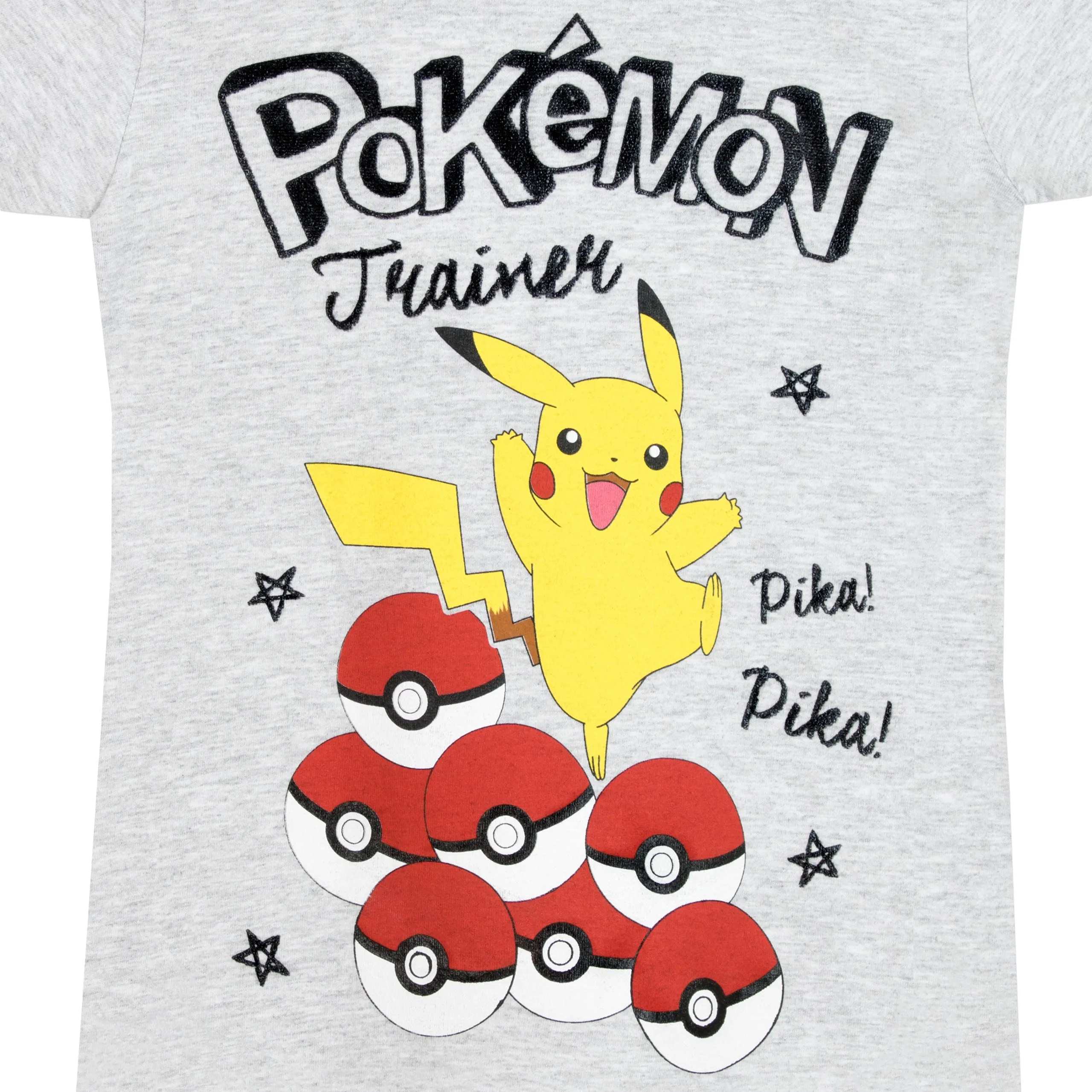 Pokemon T-Shirt - Pikachu and Pokeballs