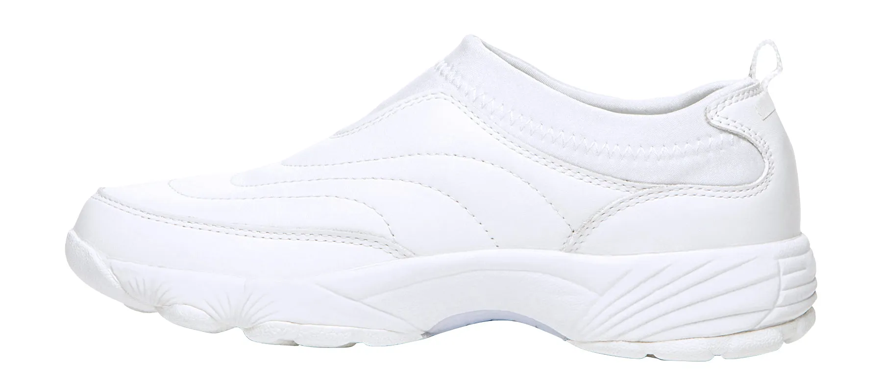 Propet Women's Slip Resistant Shoe- Wash & Wear Slip on II W3851- White