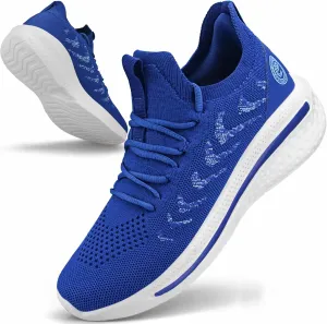 Pujcs Womens Sneakers Slip On Walking Shoes Breathable Running Shoes Lightweight Mesh Gym Shoes Non Slip Workout Shoes