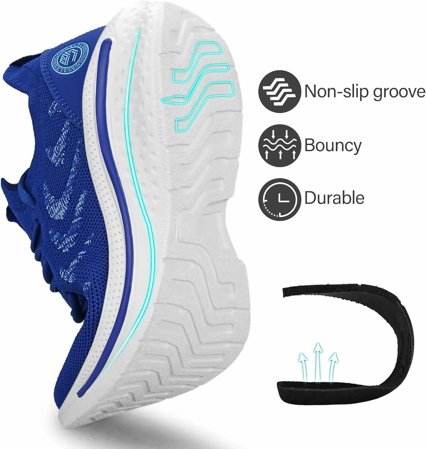 Pujcs Womens Sneakers Slip On Walking Shoes Breathable Running Shoes Lightweight Mesh Gym Shoes Non Slip Workout Shoes