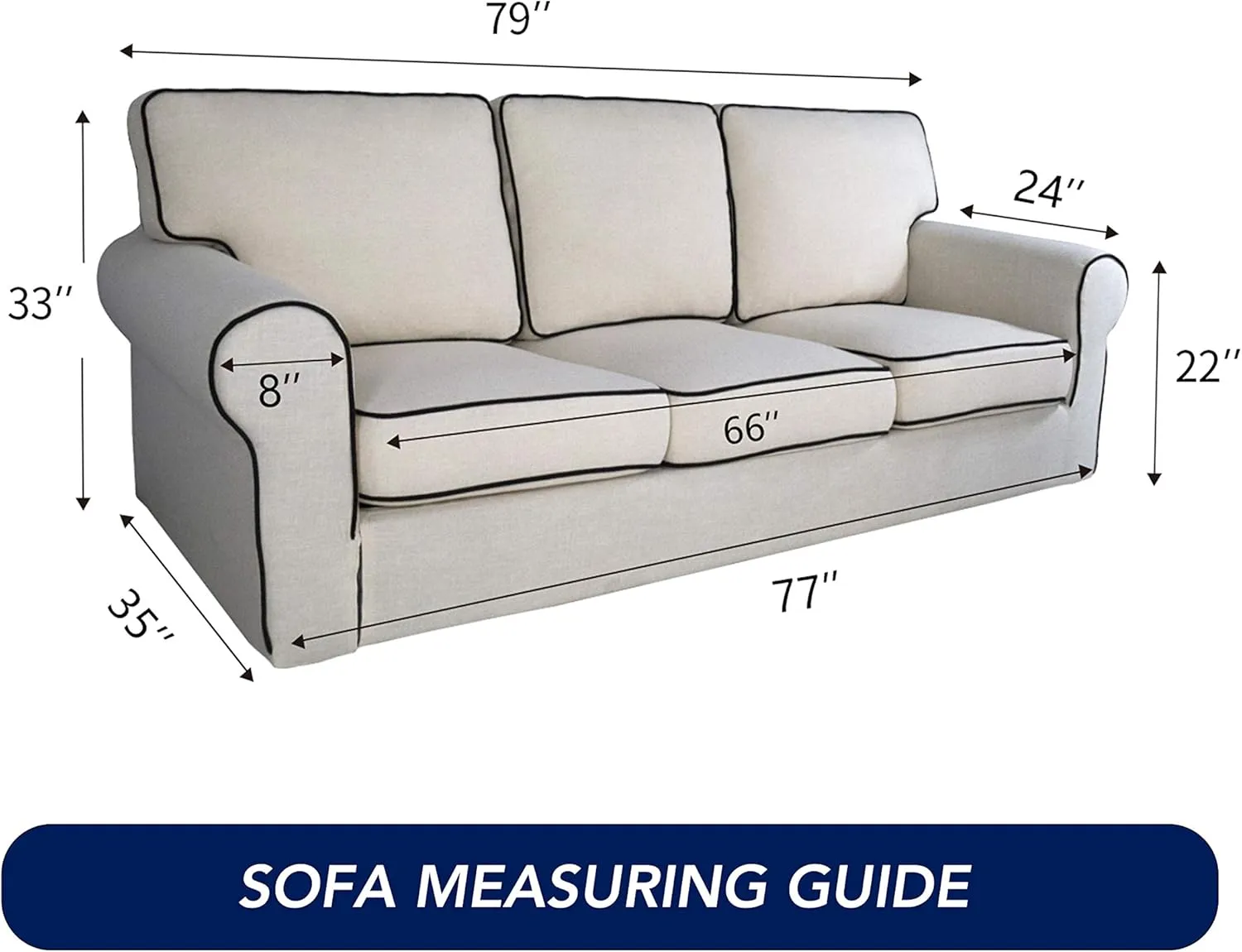 PureFit Super Stretch Sofa Slipcover – Spandex Non Slip Soft Couch Sofa Cover, Washable Furniture Protector with Non Skid Foam and Elastic Bottom for Kids, Pets （Sofa, Brown）