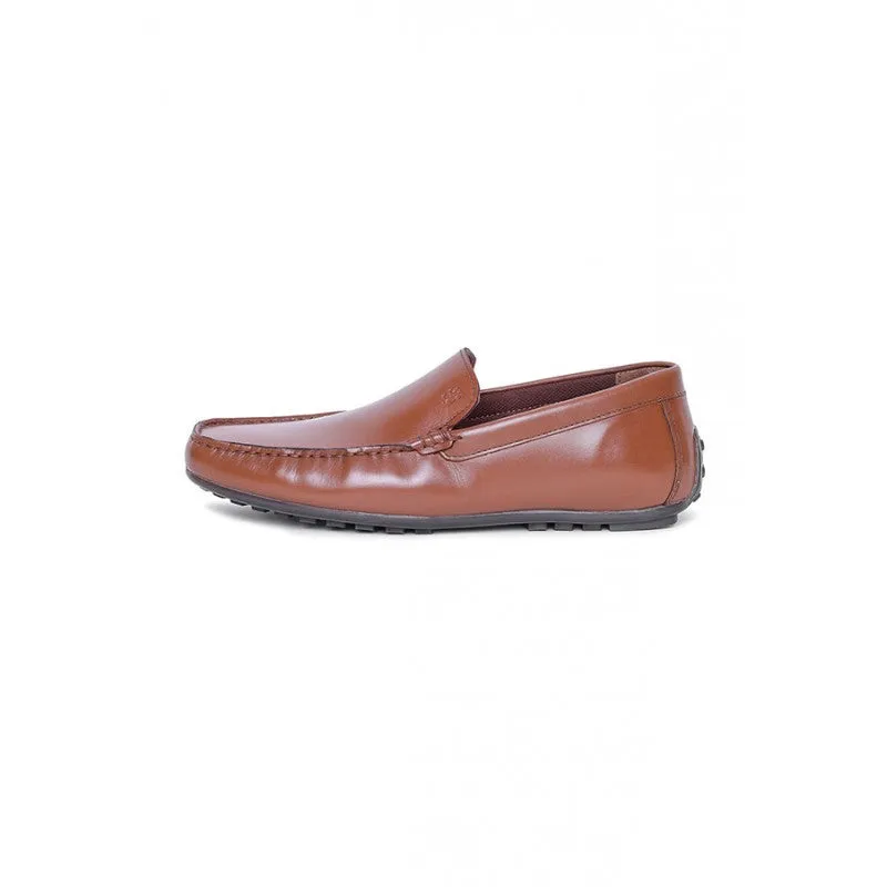 RedTape Men's Tan Slip On Shoes