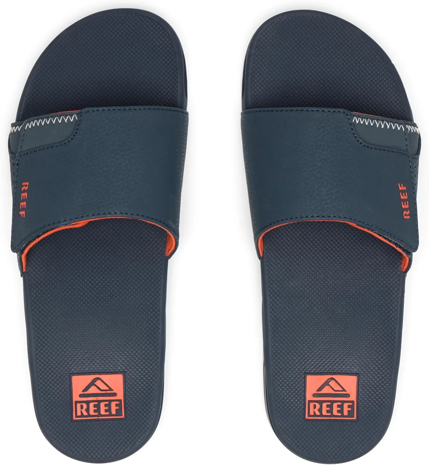 REEF Fanning Slide Men's Bottle Opener Sandal, Arch Support, Durable Outsole, Water Friendly