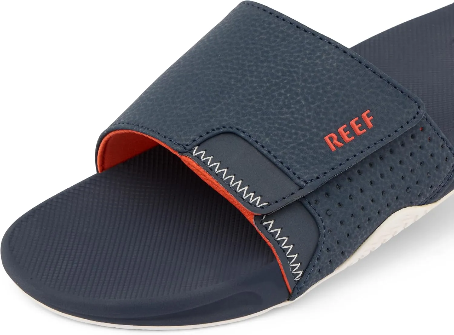 REEF Fanning Slide Men's Bottle Opener Sandal, Arch Support, Durable Outsole, Water Friendly