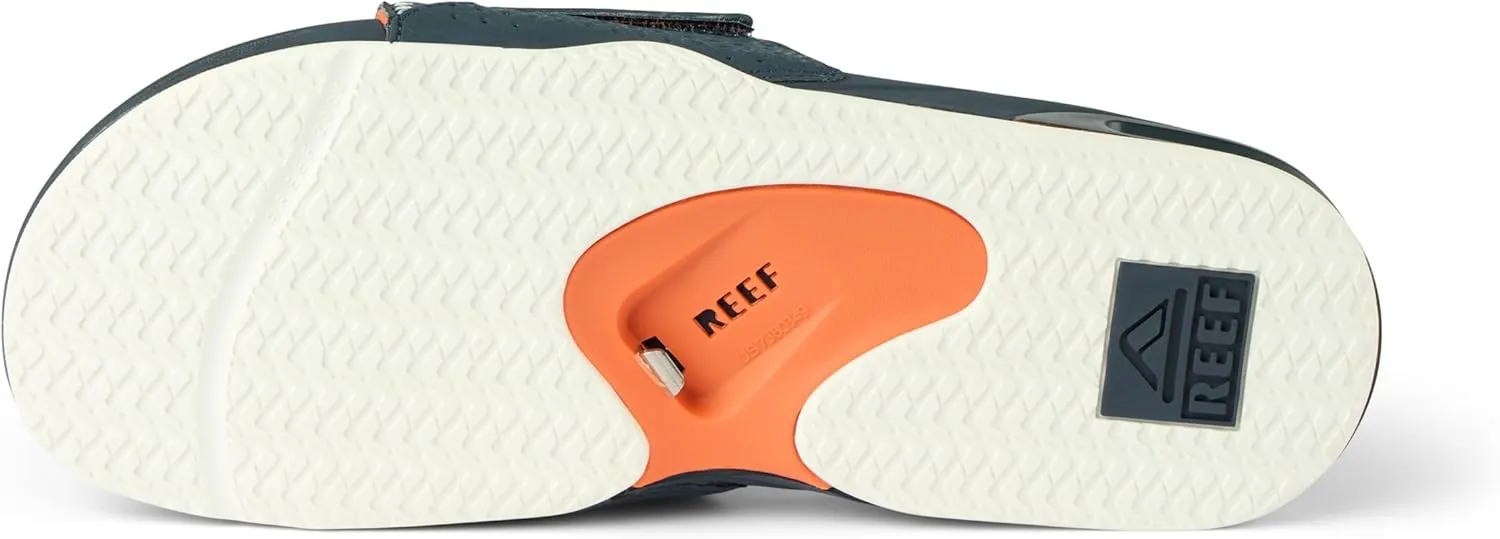 REEF Fanning Slide Men's Bottle Opener Sandal, Arch Support, Durable Outsole, Water Friendly