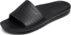 Reef Women's Water Scout Slide Sandal, Black, 5