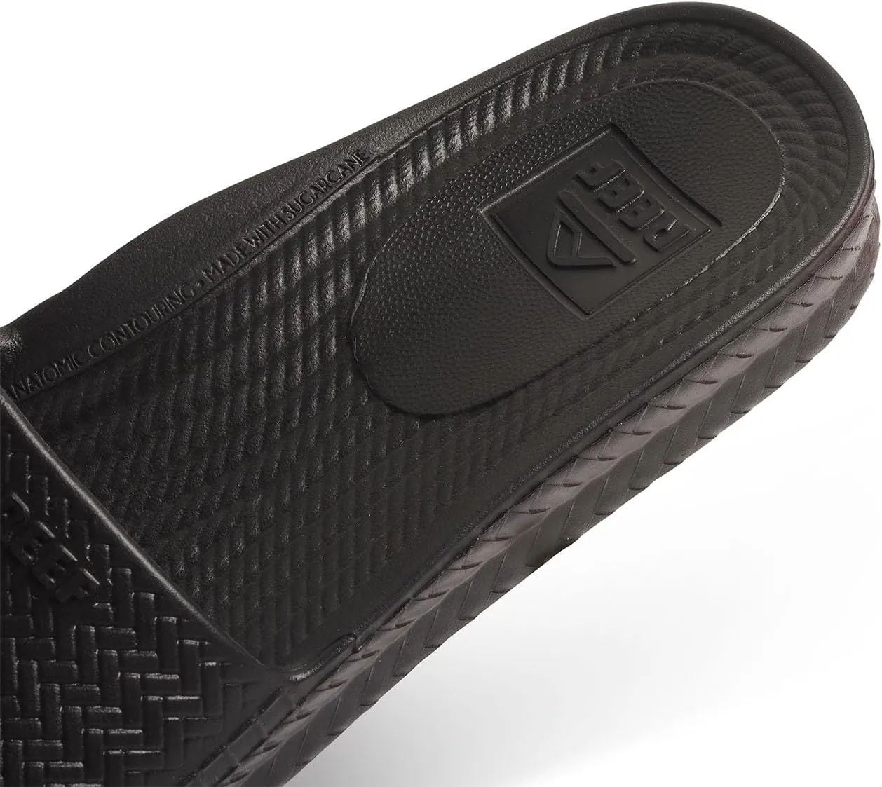 Reef Women's Water Scout Slide Sandal, Black, 7