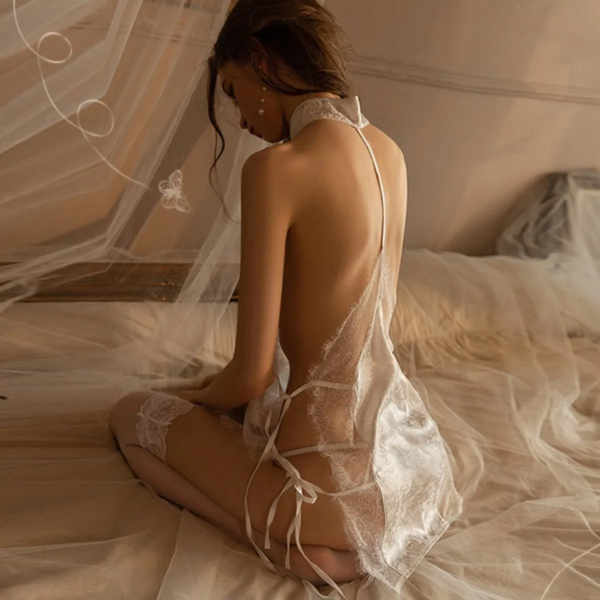 Renner satin slip set