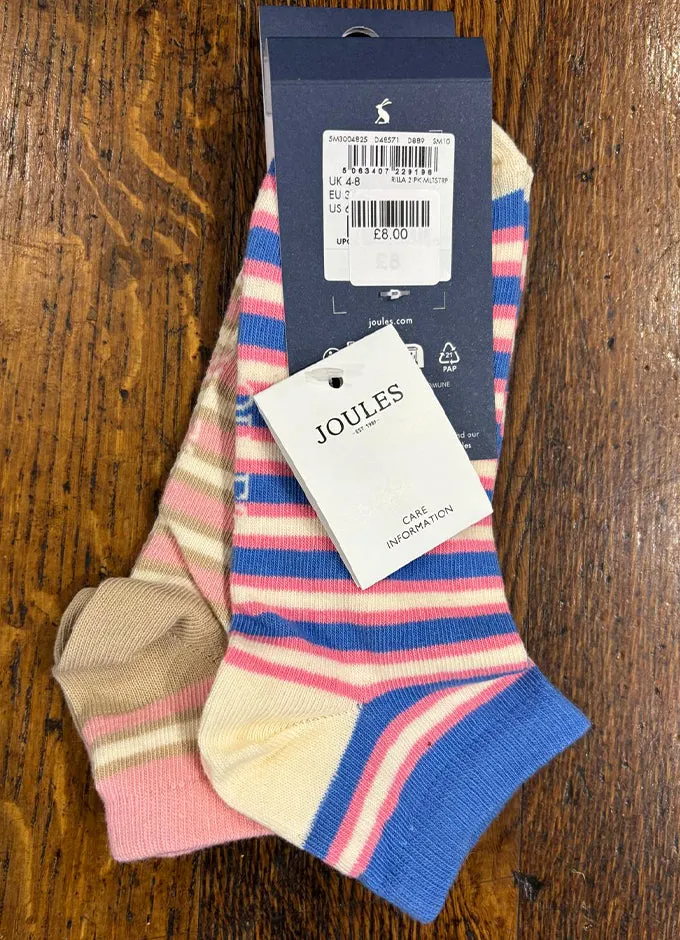 Rilla Socks | Blue/Pink