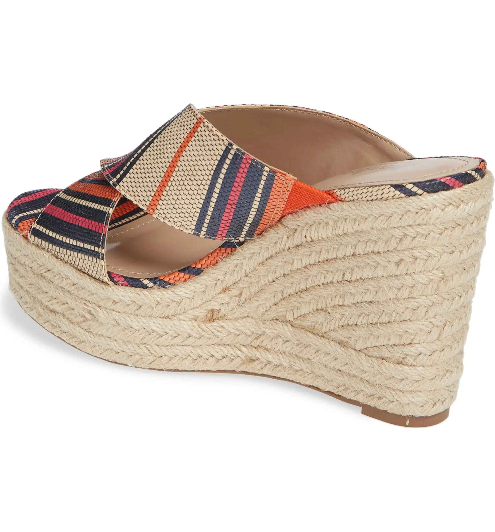 Sandals Tangerine Wedge Synthetic Charles Espadrille Platform Superior Leilani David Top-choice